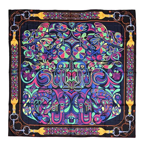 hermes 140 silk coton scarf|Hermes leather scarf.